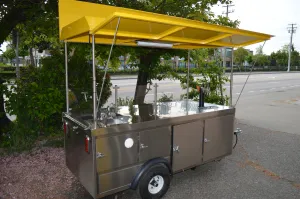 Beverage Cart - Food Carts by Apollo Custom Manufacturing